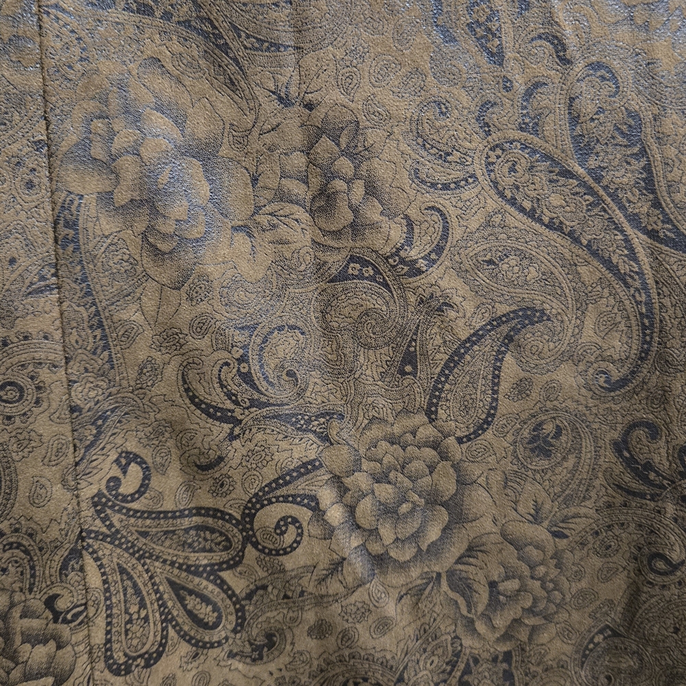 Vintage Christopher & Banks Brown Paisley Skirt - Picture 8 of 10